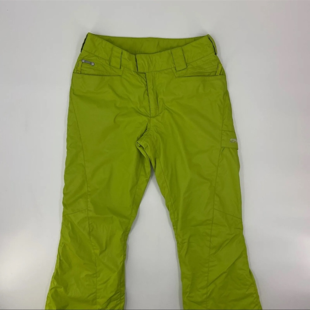 Spyder XT ski pants , beautiful bright lime green.